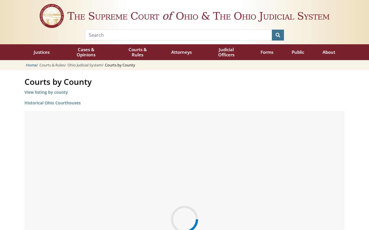 Richland County court docket Ohio trial courts directory